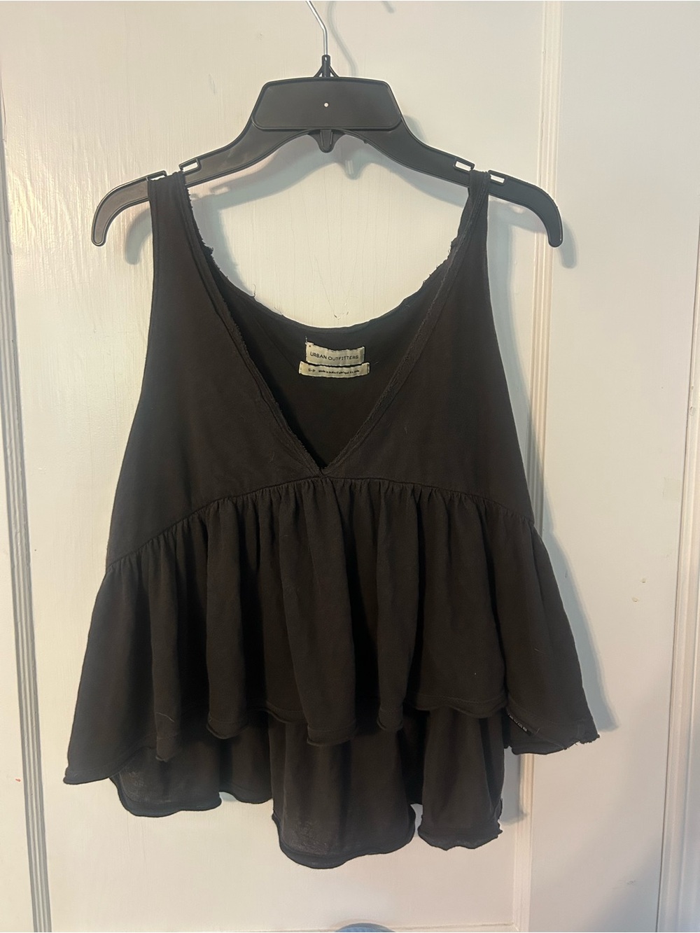 Urban Outfitters Black Tiered V-Neck Camisole
